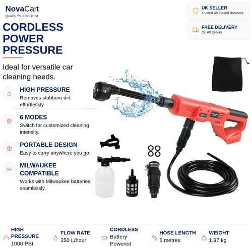 Pressure washer cordless - washer,